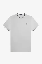 Fred Perry Twin Tipped Men’s T-Shirt Grey | XPLQT4713