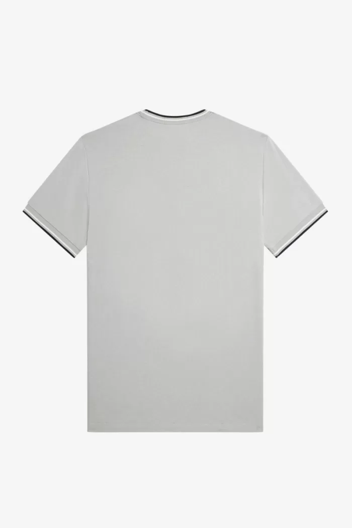 Fred Perry Twin Tipped Men’s T-Shirt Grey | XPLQT4713