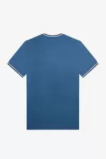 Fred Perry Twin Tipped Men’s T-Shirt Midnight Blue | SHBMV0359