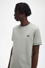 Fred Perry Twin Tipped Men’s T-Shirt Mint | SKDMG0785