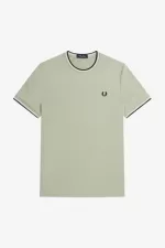 Fred Perry Twin Tipped Men’s T-Shirt Mint | SKDMG0785