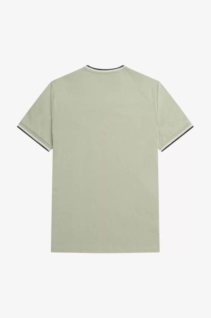 Fred Perry Twin Tipped Men’s T-Shirt Mint | SKDMG0785