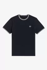 Fred Perry Twin Tipped Men’s T-Shirt Navy | AFLRB8251