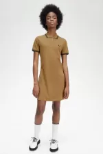 Fred Perry Twin Tipped Shirt Women’s Dress Brown | APYRB7516