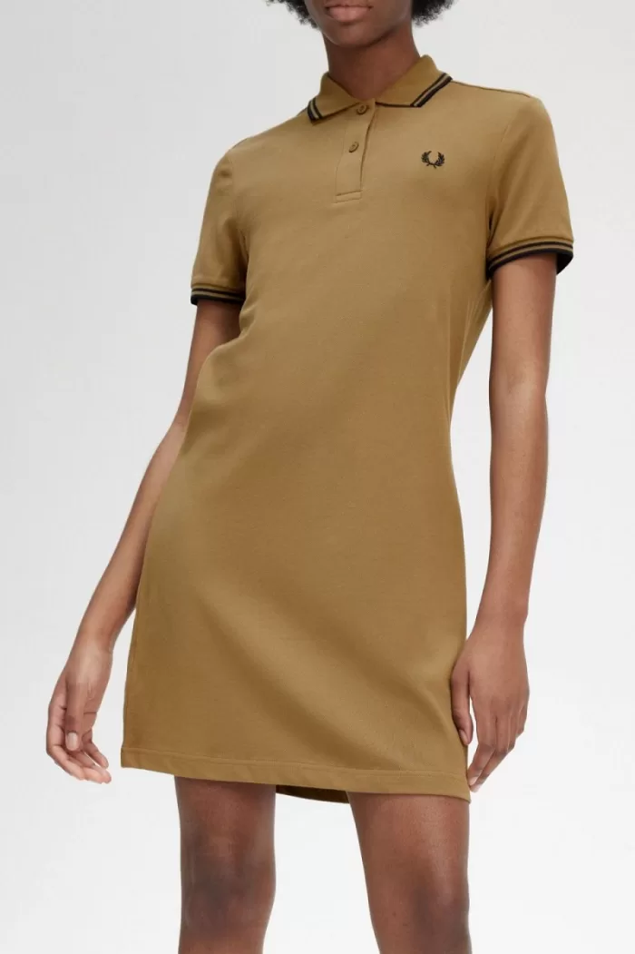 Fred Perry Twin Tipped Shirt Women’s Dress Brown | APYRB7516