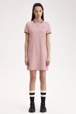 Fred Perry Twin Tipped Shirt Women’s Dress Dusty Rose Pink | OMJGP3510