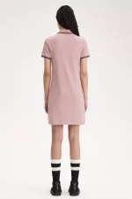 Fred Perry Twin Tipped Shirt Women’s Dress Dusty Rose Pink | OMJGP3510