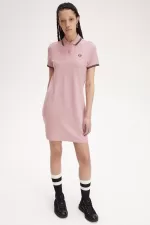 Fred Perry Twin Tipped Shirt Women’s Dress Dusty Rose Pink | OMJGP3510