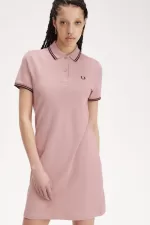 Fred Perry Twin Tipped Shirt Women’s Dress Dusty Rose Pink | OMJGP3510