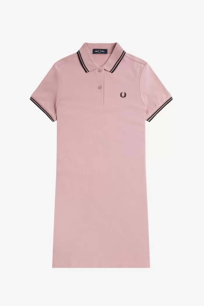 Fred Perry Twin Tipped Shirt Women’s Dress Dusty Rose Pink | OMJGP3510