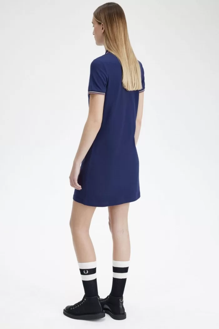 Fred Perry Twin Tipped Shirt Women’s Dress French Navy | LQEPN1534