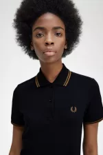 Fred Perry Twin Tipped Shirt Women’s Dress Navy | OQIVC6724