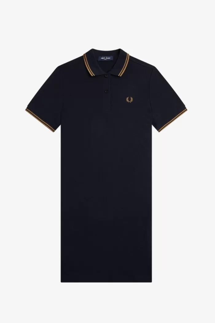 Fred Perry Twin Tipped Shirt Women’s Dress Navy | OQIVC6724