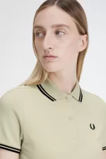 Fred Perry Twin Tipped Shirt Women’s Dress Oatmeal | EVXCI7520