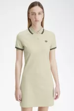 Fred Perry Twin Tipped Shirt Women’s Dress Oatmeal | EVXCI7520