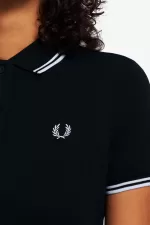 Fred Perry Twin Tipped Women’s Dress Black | PLJGH9426