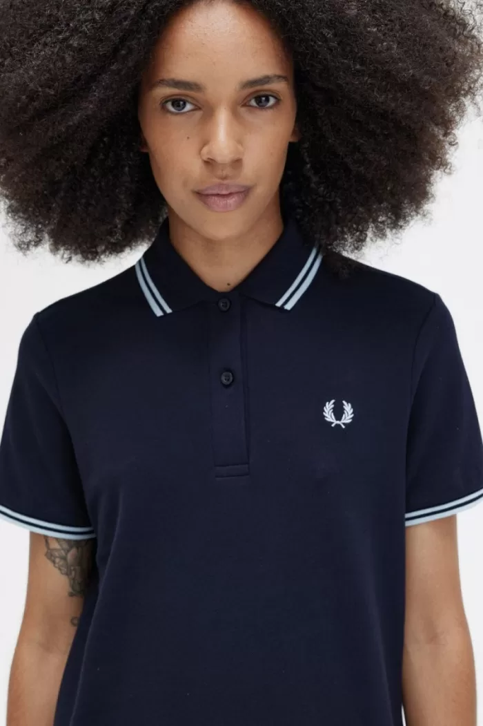 Fred Perry Twin Tipped Women’s Dress Navy | OZYHX9460