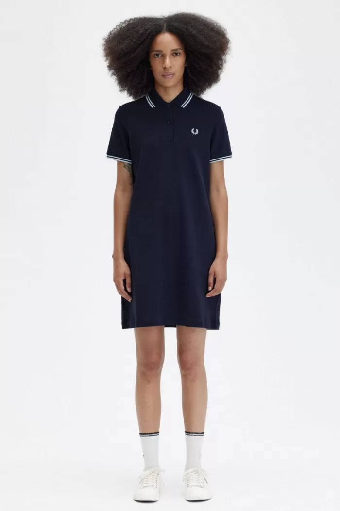 Fred Perry Twin Tipped Women’s Dress Navy | OZYHX9460