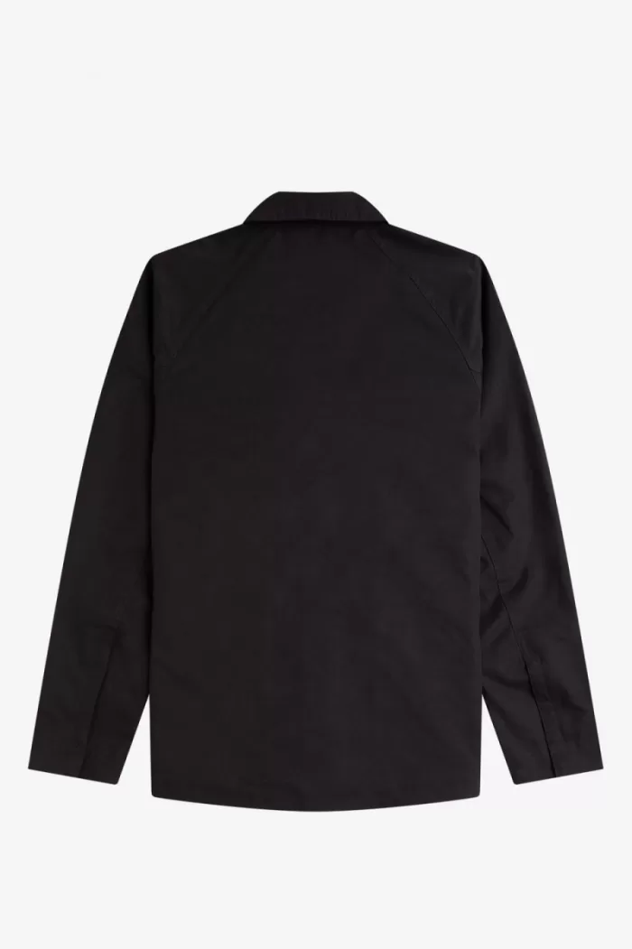 Fred Perry Utility Men’s Shirt Black | QOGWA5194