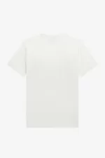 Fred Perry Vine Graphic Men’s T-Shirt Snow White | KMBNA3629