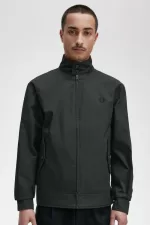 Fred Perry Waxed Cotton Men’s Jackets Night Green | GTJFC0742