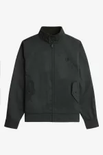 Fred Perry Waxed Cotton Men’s Jackets Night Green | GTJFC0742