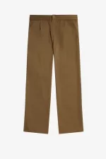 Fred Perry Wide Leg Drawstring Men’s Pants Brown | EMDAB1308