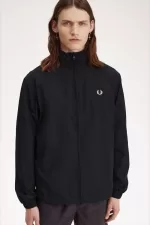 Fred Perry Woven Track Men’s Jackets Black | EPGOK1350