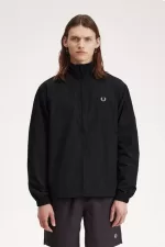 Fred Perry Woven Track Men’s Jackets Black | EPGOK1350