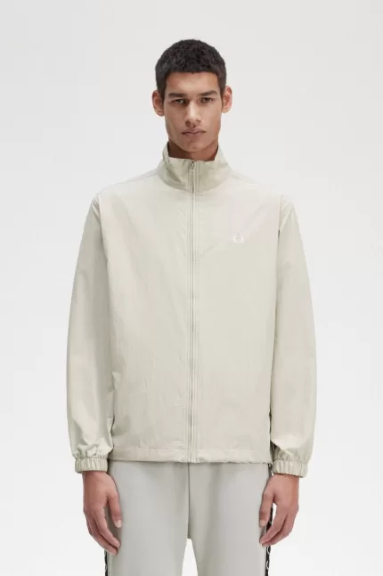 Fred Perry Woven Track Men’s Jackets Light Mint | LQTRZ0948