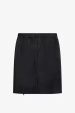 Fred Perry Zip Detail Women’s Skirts Black | LOKDB5260