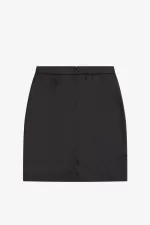 Fred Perry Zip Detail Women’s Skirts Black | NWVRE1509