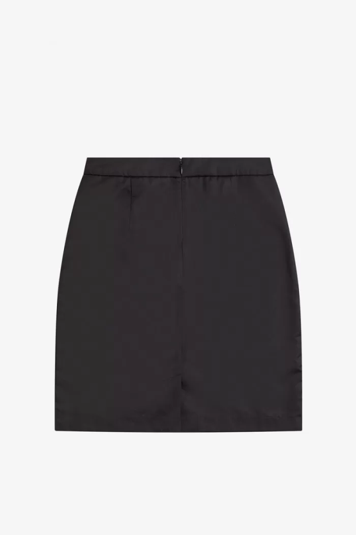 Fred Perry Zip Detail Women’s Skirts Black | NWVRE1509